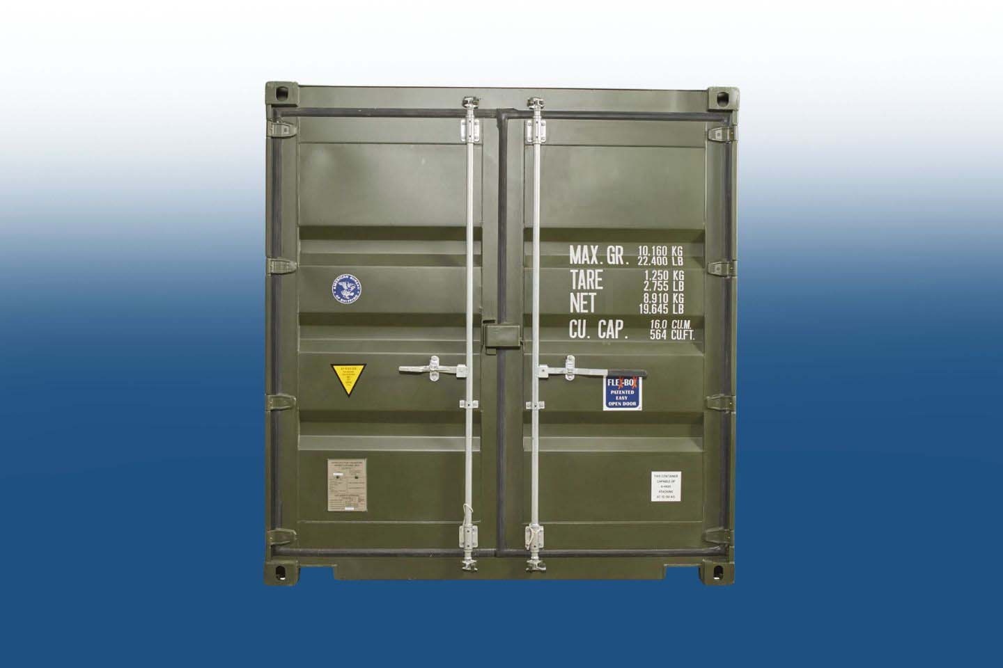 10ft standard Container blue theme - 16