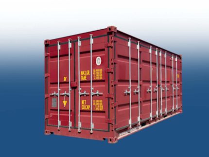 new 20ft container with open side