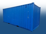 20ft container, blau