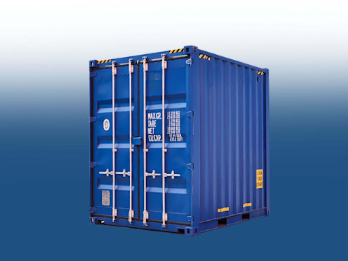 10ft standard container blue theme - 2