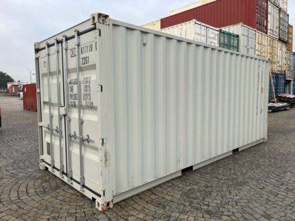 Gebrauchte 20ft Container Wind und wasserdicht Weiß