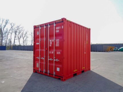 10ft Container High Cube Wind und wasserdicht RAL 3020