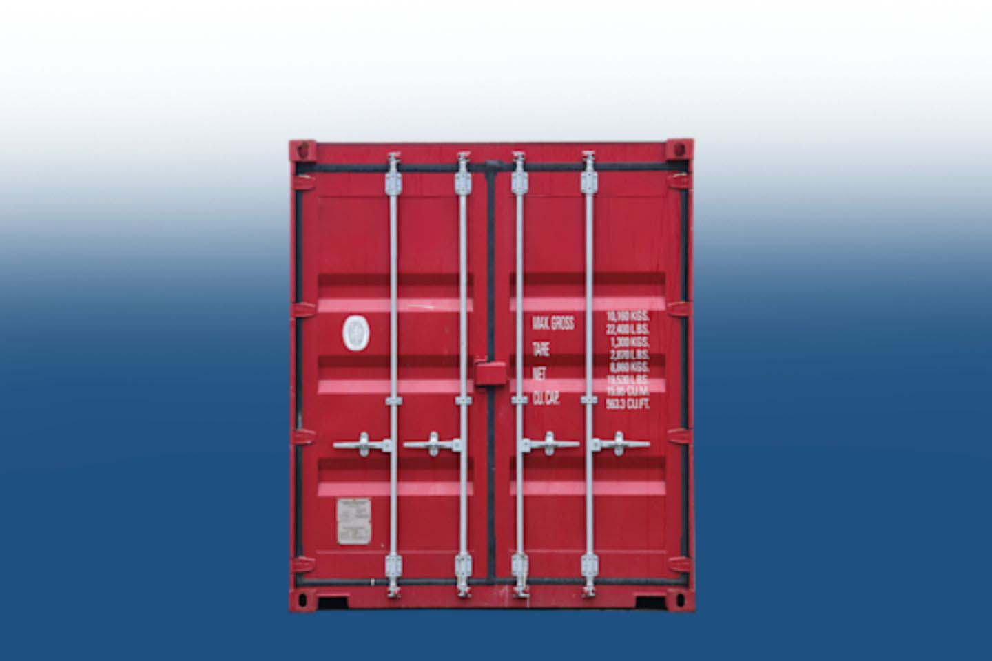 10ft standard Container blue theme - 3
