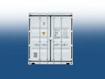 Gebrauchte 20fuss Container Wind und wasserdicht Weiß – Bild 4