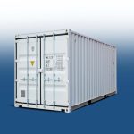 Gebrauchte 20fuss Container Wind und wasserdicht Weiß