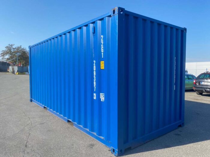 20ft Containergarage mit Rolltor RAL 5010