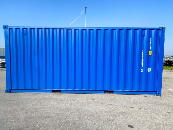 20ft Containergarage mit Rolltor RAL 5010