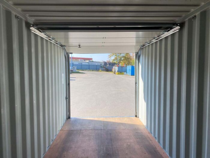 20ft Containergarage mit Rolltor RAL 5010