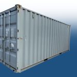 used 20ft shipping container RAL 7040