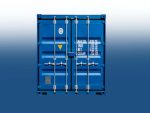 40 Fuß High-Cube-Seecontainer, One-Trip , blau – Bild 5