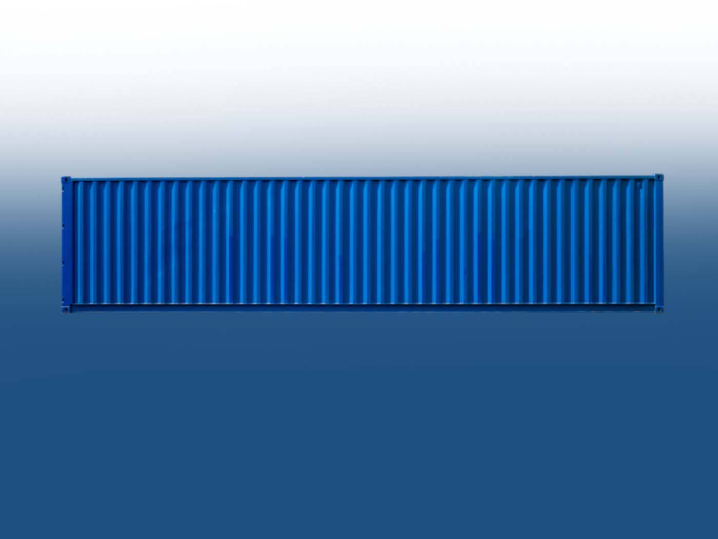 40ft standard shipping container blue, kaufen