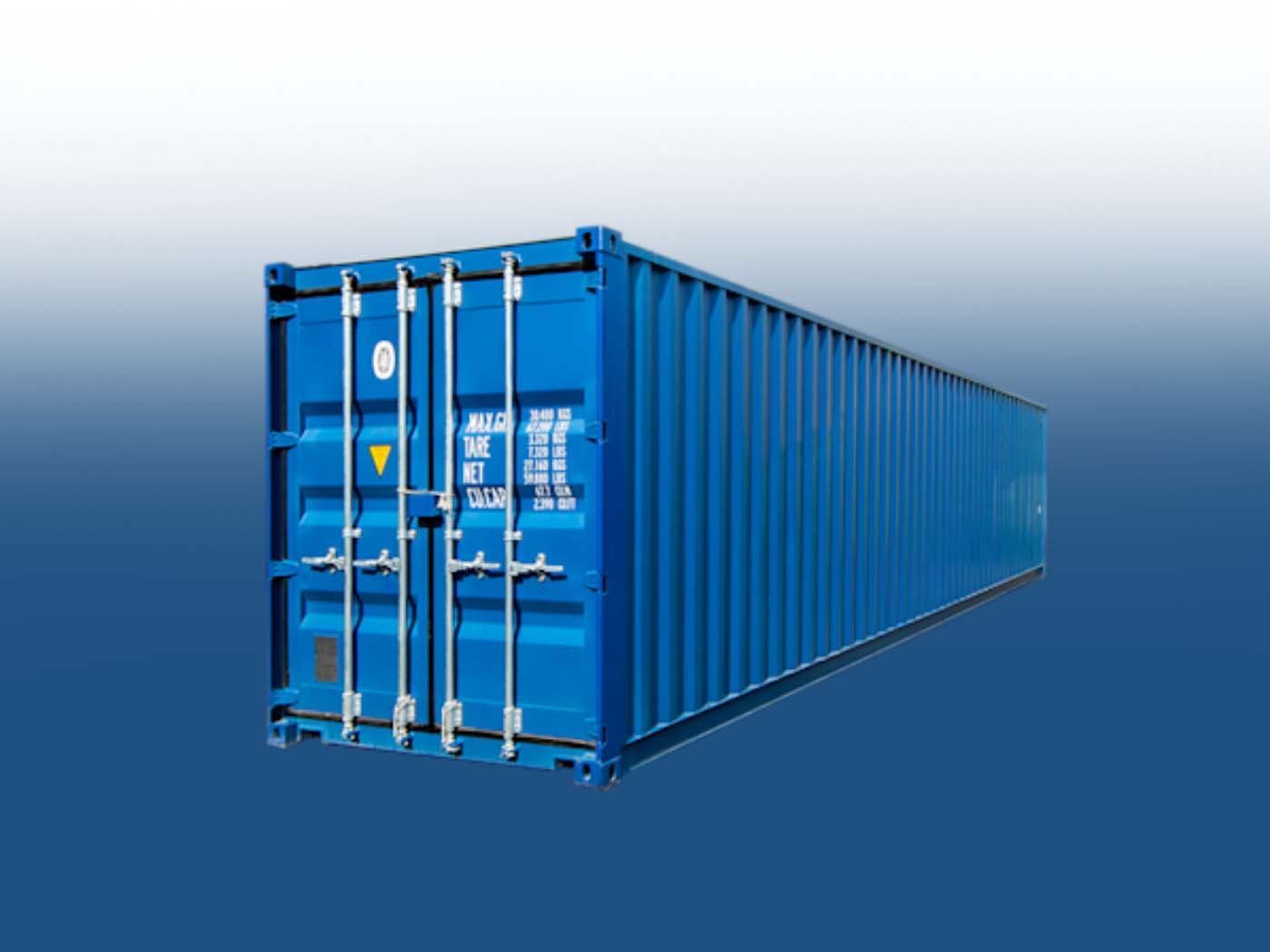 40ft standard shipping container blue, kaufen