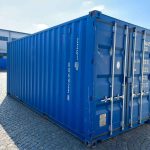 Gebrauchter 20ft Container Blau 1