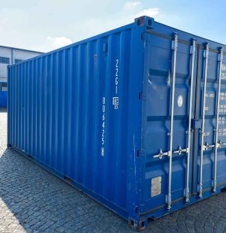 Gebrauchter 20ft Container Blau 1
