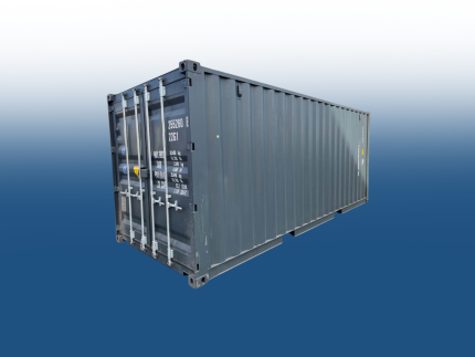 20 Fuss See Container Grau