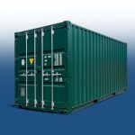 20ft Container-gruen einmalige Fahrt