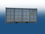 20ft gray side door container,