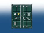 20 fuss versand container grün
