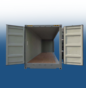 40 Fuß HC Container mit offener Seite