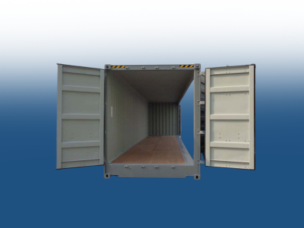 40 Fuß HC Container mit offener Seite