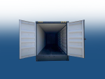 40 Fuss High Cube Container Anthracite grey