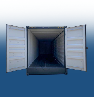 40 Fuss High Cube Container Anthracite grey