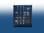 40-Fuß-High-Cube-Container mit offener Seite, grau (2)