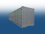 40' HC Container RAL 7042