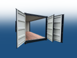 6m Open Side See Container
