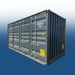6m Shipping container grey