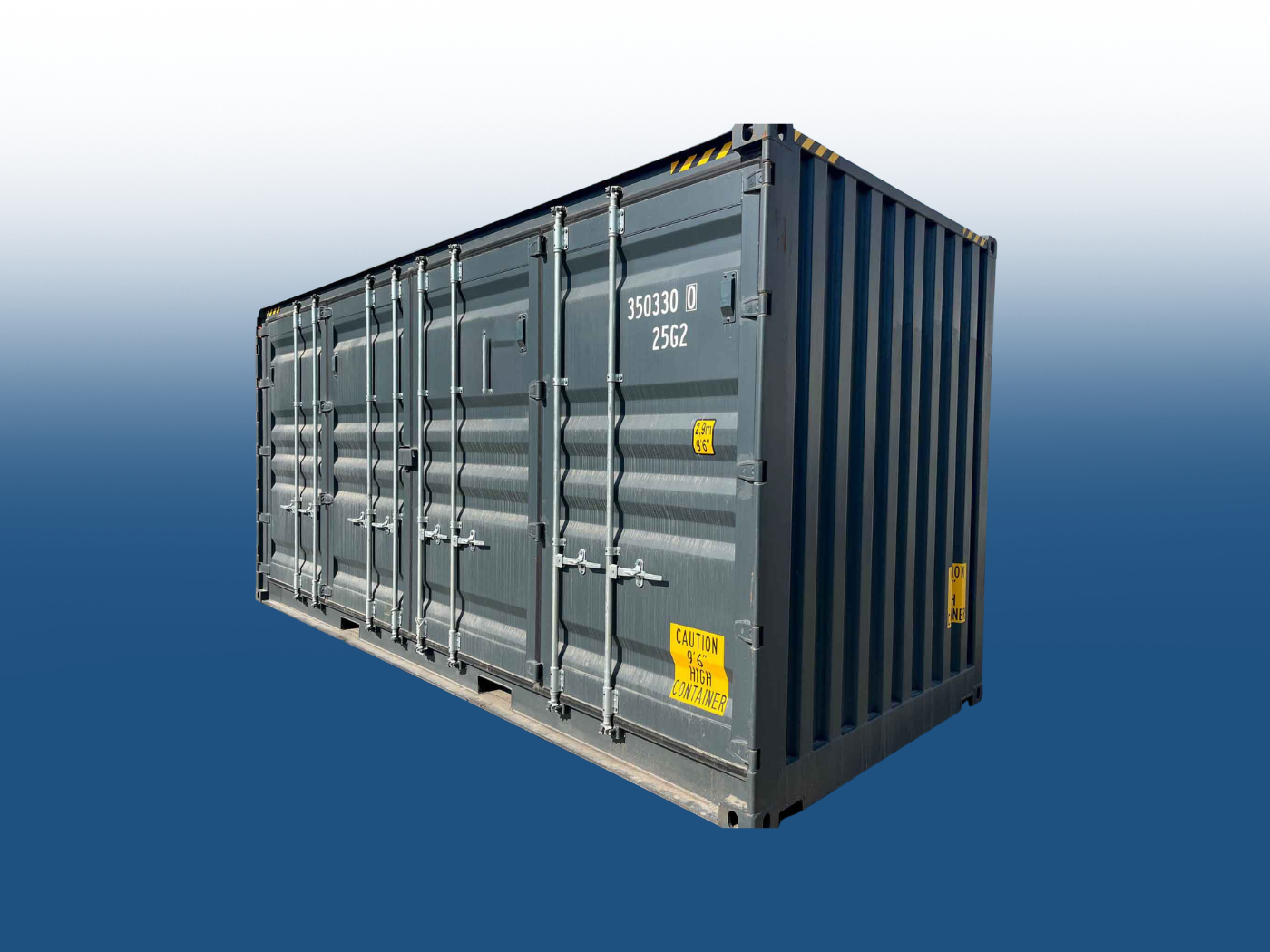 6m Shipping container grey