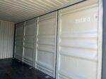 20 Fuß Container mit offener Seite, High Cube, anthrazitgrau – Bild 2