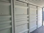 20 Fuß Container mit offener Seite, High Cube, anthrazitgrau – Bild 6