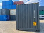 20 Fuß Container mit offener Seite, High Cube, anthrazitgrau – Bild 9