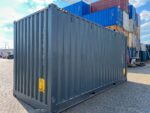 20 Fuß Container mit offener Seite, High Cube, anthrazitgrau – Bild 16